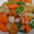 Ｋｉａｒａ's cooksnap of when they made 薩摩揚げボールと野菜の、、酢豚風.