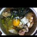 ショートケーキちゃん's cooksnap of when they made 鶏肉と野菜のすき煮　巣ごもり卵風.