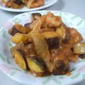 honeymit's cooksnap of when they made ✿韓国風✧薩摩芋と鶏肉の♡甘辛味噌炒め✿.