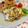 バカリャウ's cooksnap of when they made 茸のスクランブルエッグ・マスタード風味♪.