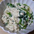 ぷもっぷ's cooksnap of when they made ほうれん草と人参のピーナツ入り白和え.