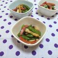 ヨメHunch's cooksnap of when they made スナップエンドウとエリンギのソテー♪.