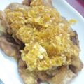 ひゅゅ彩's cooksnap of when they made 豚薄切り肉のから揚げ～香味ソース～.