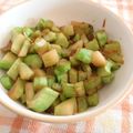 Nekozame's cooksnap of when they made ☆エコ☆ブロッコリーの茎の炒め物.