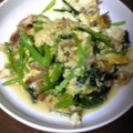 luck-non's cooksnap of when they made はなびし草の豆腐とほうれん草の卵とじ.