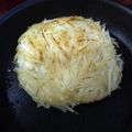 black555's cooksnap of when they made じゃがいものカリカリ☆ガレット.