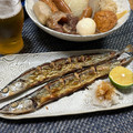 もりはん's cooksnap of when they made 食べ易い「さんま塩焼き」の切り方.