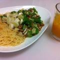 そらとしま's cooksnap of when they made ♪オクラと納豆のスパゲッティ♪.