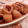 rie-tin's cooksnap of when they made 先輩に教わった☆いかと大根の煮物.