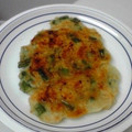 すぅじぃ～'s cooksnap of when they made 油揚げといんげんで作る簡単☆チヂミ☆.