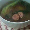 minami1977's cooksnap of when they made 春雨とチンゲン菜のスープ煮♪カレー味！.