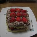 なつとん１００'s cooksnap of when they made 豆腐クリームでチョコデコレーション！！.