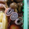 あひるの娘's cooksnap of when they made お弁当の隙間に＊ハムと海苔のぐるぐる.
