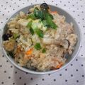 meiのﾏﾏ's cooksnap of when they made なめたけとツナの五目炊き込みご飯.