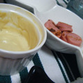キャシーキャサリン's cooksnap of when they made おさかなソーセージ✿わさびマヨソースがけ.