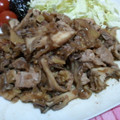 さおぴーや☆'s cooksnap of when they made 豚肉と舞茸のごま風味こってり煮.