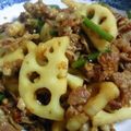 羽尼うに's cooksnap of when they made ニンニク沢山☆レンコンにんにくの芽炒め.