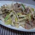 ちはる2011's cooksnap of when they made エリンギときゃべつの炒め物♪.
