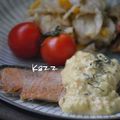 kazz72's cooksnap of when they made さわらの塩焼き☆タルタルソース☆.