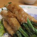 さか子's cooksnap of when they made 味噌ダレ巻き巻きお肉.