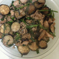 りょうたまねぎ's cooksnap of when they made 茄子と豚肉とニラの簡単炒め☆.