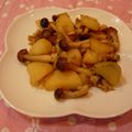 リゲル５０４'s cooksnap of when they made ✿ジャガイモとアサリとシメジの醤油味.