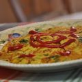 MyDining's cooksnap of when they made ほうれん草とハムのキッシュ風？オムレツ。.