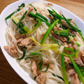 おぶうさま's cooksnap of when they made ツナと長ネギの炒めそうめん.