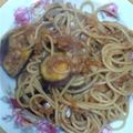 SILK0205's cooksnap of when they made ナスと挽き肉のトマトスパゲティ★.