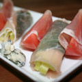 noamanma's cooksnap of when they made 大根と大葉の生ハム巻き.