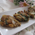 miyuki12's cooksnap of when they made ぎんなんと納豆のかき揚げ.