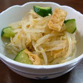 ヌーシ's cooksnap of when they made 香ばしい☆もやしときゅうりの辛子醤油和え.