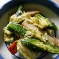 maruru-nn's cooksnap of when they made トロん！オクラとカマボコの玉子炒め.