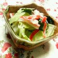 キョク's cooksnap of when they made キャベツとわかめのからし和え.