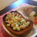 ｐｏｙｏｍｉ＊'s cooksnap of when they made 海老とセロリのオープンサンド♪.