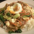 heartagram's cooksnap of when they made チンゲン菜と豆腐のピリ辛炒め☆丼でも.