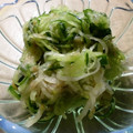 maruru-nn's cooksnap of when they made 大根と胡瓜の梅肉和え。.