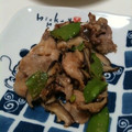 数学女子＠東京's cooksnap of when they made しいたけと豚コマのめんたいマヨ炒め.