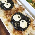 ＢＵＴＴＯＮ3's cooksnap of when they made ●まっくろくろすけ●のり弁【キャラ弁】.