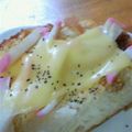 のじまさん's cooksnap of when they made かまぼこde醤油マヨチートースト☆.