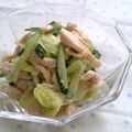 ぺたん子's cooksnap of when they made 鶏ハムでマヨポンサラダ.