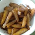 わこたこ's cooksnap of when they made 大根とじゃが芋のピリ辛炒め.