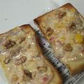 CoffeeCoco's cooksnap of when they made ツナとコーンの　梅チーマヨトースト.