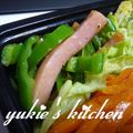 yukiはぴ's cooksnap of when they made お魚ハンバーグとピーマンのクレチー炒め❤.