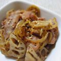 ｕｕｕ's cooksnap of when they made 豚肉と･･･Wこん？炒め(*‾ｍ‾)ノ彡.