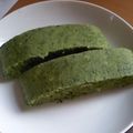 ぜんざい公社's cooksnap of when they made ルクエで♪小松菜とバナナの蒸しパン.