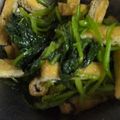 はっぴーはりぼ's cooksnap of when they made 簡単おつまみ♪油あげと小松菜のナムル.