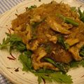 るちあママ's cooksnap of when they made 春菊と。豚と春雨の炒め煮.