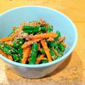 ちーまぐ's cooksnap of when they made ☆いんげんのごま和え☆.