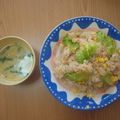 おゆるんママ's cooksnap of when they made 鮭レタス炒飯.